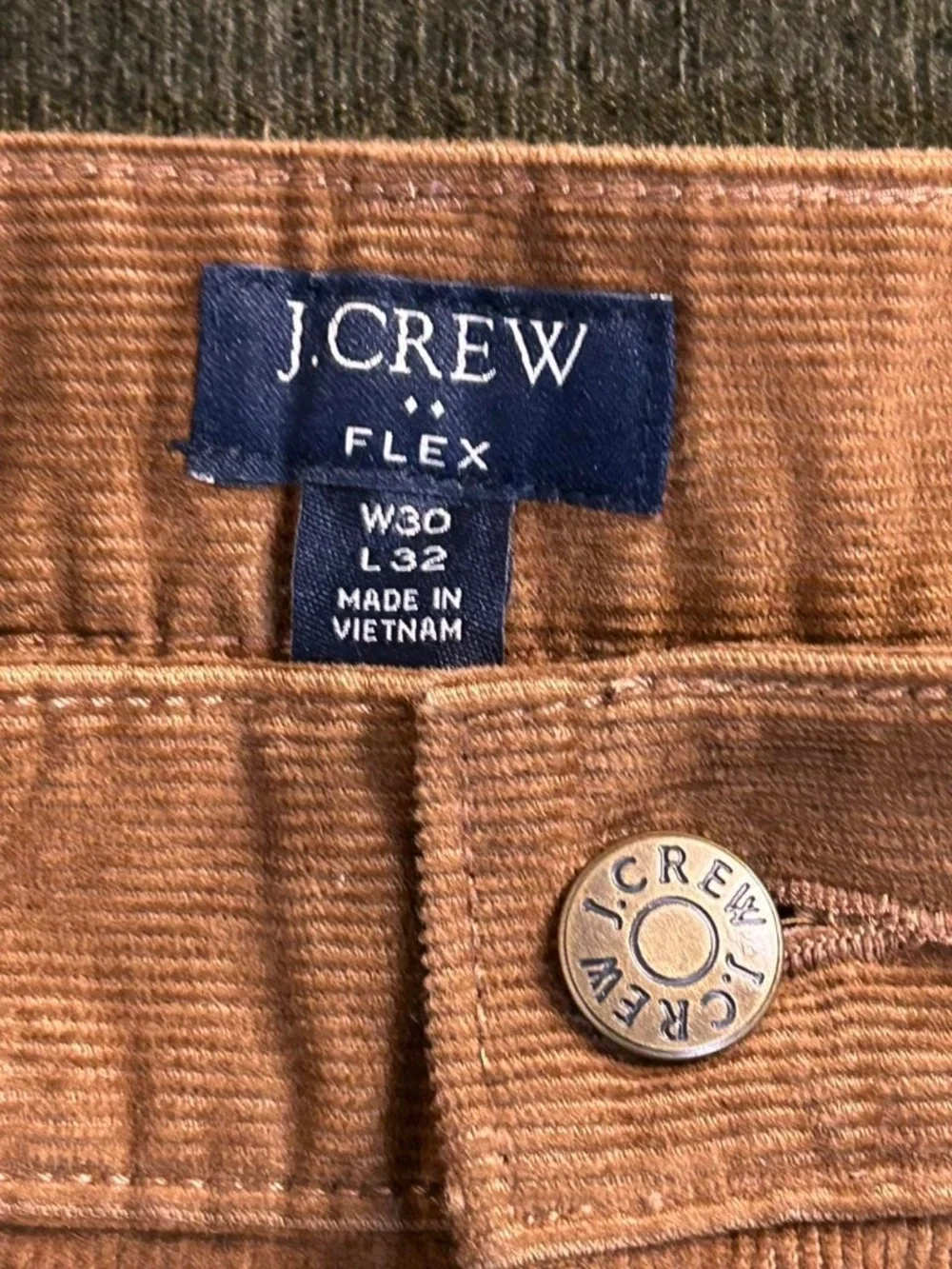 J. Crew Flex Corduroy Pants